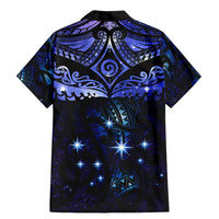 New Zealand Matariki Family Matching Mermaid Dress and Hawaiian Shirt Maori Pattern and Matariki Sky Night LT03 - Polynesian Pride