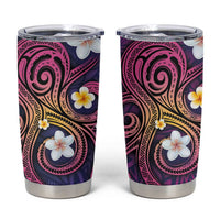Hawaiian Octopus Tattoo and Frangipani Tumbler Cup