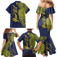 Personalised Tokelau Classic Ngatu Motifs Family Matching Mermaid Dress and Hawaiian Shirt LT03 - Polynesian Pride
