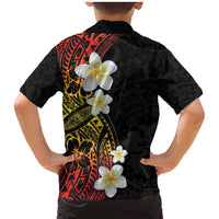 Plumeria Family Matching Mermaid Dress and Hawaiian Shirt Polynesian Tribal Frangipani Sunset LT03 - Polynesian Pride