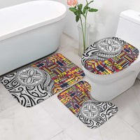 Niue Hiapo and Maori Decoration Tattoos Bathroom Set LT03 - Polynesian Pride