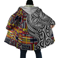 Niue Hiapo and Maori Decoration Tattoos Cloak LT03 - Polynesian Pride