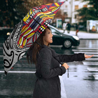 Niue Hiapo and Maori Decoration Tattoos Umbrella LT03 - Polynesian Pride