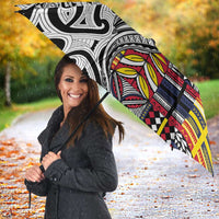 Niue Hiapo and Maori Decoration Tattoos Umbrella LT03 - Polynesian Pride
