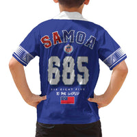 Toa Samoa Rugby Family Matching Tank Maxi Dress and Hawaiian Shirt Six Eight Five to The World LT03 - Polynesian Pride
