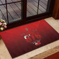 Mate Ma'a Tonga Rugby Rubber Doormat Six Seven Six to The World