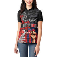 Aotearoa and Samoa Toitu Te Tiriti Women Polo Shirt Honour the Treaty - Te Tiriti Is Us LT03 - Polynesian Pride