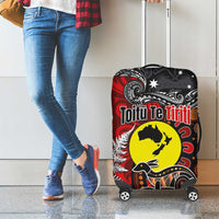 Aotearoa and Australia Toitu Te Tiriti Luggage Cover Honour the Treaty - Te Tiriti Is Us LT03 - Polynesian Pride