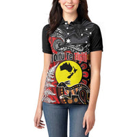 Aotearoa and Australia Toitu Te Tiriti Women Polo Shirt Honour the Treaty - Te Tiriti Is Us LT03 - Polynesian Pride
