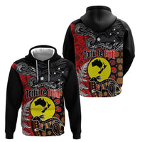 Aotearoa and Australia Toitu Te Tiriti Zip Hoodie Honour the Treaty - Te Tiriti Is Us LT03 - Polynesian Pride
