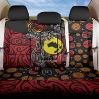 Aotearoa and Australia Toitu Te Tiriti Back Car Seat Cover Honour the Treaty - Stand Together Stand Stronger LT03 One Size Black - Polynesian Pride