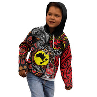 Aotearoa and Australia Toitu Te Tiriti Kid Hoodie Honour the Treaty - Stand Together Stand Stronger LT03 - Polynesian Pride
