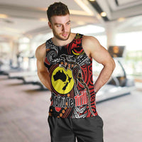 Aotearoa and Australia Toitu Te Tiriti Men Tank Top Honour the Treaty - Stand Together Stand Stronger