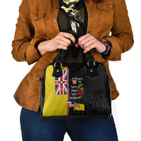 Aotearoa and Niue Toitu Te Tiriti Shoulder Handbag Honour the Treaty - Fight Together Stand Together LT03 - Polynesian Pride