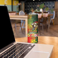 Hawaiian Reggae Skinny Tumbler Jawaiian One Love-Tribal Tatoos and Rastafari Lion LT03 - Polynesian Pride