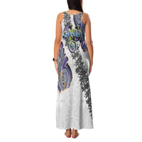 Traditional Art Hawaiian Kakau Tattoos Family Matching Tank Maxi Dress and Hawaiian Shirt Graffiti Style LT03 - Polynesian Pride
