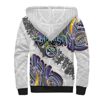 Traditional Art Hawaiian Kakau Tattoos Sherpa Hoodie Graffiti Style LT03 - Polynesian Pride
