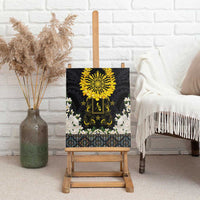 Flores de Mayo and Filipino Fiesta Canvas Wall Art The Sun-Jasmine and Polynesian Yakan Tattoo Barong Style LT03 - Polynesian Pride