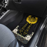 Flores de Mayo and Filipino Fiesta Car Mats The Sun-Jasmine and Polynesian Yakan Tattoo Barong Style LT03 - Polynesian Pride