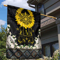 Flores de Mayo and Filipino Fiesta Garden Flag The Sun-Jasmine and Polynesian Yakan Tattoo Barong Style LT03 - Polynesian Pride