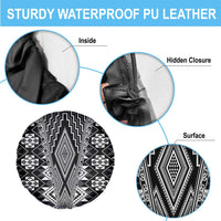 Aotearoa Tukutuku and Poutama Motif Classic Spare Tire Cover LT03 - Polynesian Pride