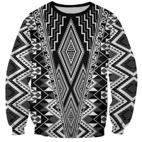 Aotearoa Tukutuku and Poutama Motif Classic Sweatshirt