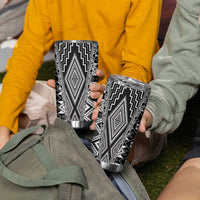 Aotearoa Tukutuku and Poutama Motif Classic Tumbler Cup LT03 - Polynesian Pride