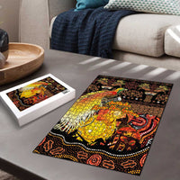Australia and Papua New Guinea Together Puzzle Kangaroo Aboriginal Art and Bird-of-paradise Oro Tribal Motifs LT03 - Polynesian Pride
