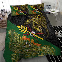 Chimpu Province Papua New Guinea Bedding Set Bird-of-paradise Art Tattoo and Melanesian Motifs LT03 - Polynesian Pride