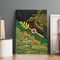 Chimpu Province Papua New Guinea Canvas Wall Art Bird-of-paradise Art Tattoo and Melanesian Motifs LT03 - Polynesian Pride