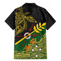 Personalized Chimpu Province Papua New Guinea Family Matching Mermaid Dress and Hawaiian Shirt Bird-of-paradise Art Tattoo and Melanesian Motifs LT03 - Polynesian Pride
