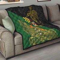 Chimpu Province Papua New Guinea Quilt Bird-of-paradise Art Tattoo and Melanesian Motifs LT03 - Polynesian Pride