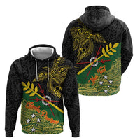 Personalized Chimpu Province Papua New Guinea Zip Hoodie Bird-of-paradise Art Tattoo and Melanesian Motifs LT03 - Polynesian Pride