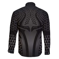 Hawaiian Kakau Art Tattoos Aquaman Style Family Matching Off The Shoulder Long Sleeve Dress and Hawaiian Shirt Special Edition LT03 - Polynesian Pride