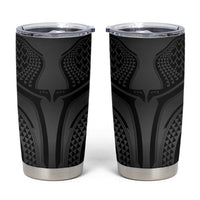 Hawaiian Kakau Art Tattoos Aquaman Style Tumbler Cup Special Edition LT03 Black - Polynesian Pride