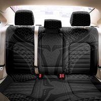 Hawaiian Kakau Art Tattoos Aquaman Style Back Car Seat Cover Black Version LT03 - Polynesian Pride