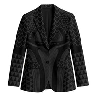 Hawaiian Kakau Art Tattoos Aquaman Style Blazer Black Version - Polynesian Pride