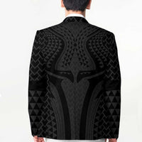 Hawaiian Kakau Art Tattoos Aquaman Style Blazer Black Version - Polynesian Pride