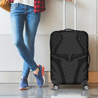 Hawaiian Kakau Art Tattoos Aquaman Style Luggage Cover Black Version LT03 - Polynesian Pride