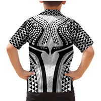 Hawaiian Kakau Art Tattoos Aquaman Style Family Matching Mermaid Dress and Hawaiian Shirt White Version LT03 - Polynesian Pride