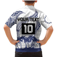 Cook Islands Marathon 2025-Pursuit in Paradise Family Matching Mermaid Dress and Hawaiian Shirt Blue Color LT03 - Polynesian Pride