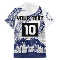 Cook Islands Marathon 2025-Pursuit in Paradise Family Matching Off The Shoulder Long Sleeve Dress and Hawaiian Shirt Blue Color LT03 - Polynesian Pride