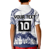 Cook Islands Marathon 2025-Pursuit in Paradise Kid Polo Shirt Blue Color