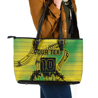 Cook Islands Marathon 2025-Pursuit in Paradise Leather Tote Bag Special Edition