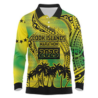 Cook Islands Marathon 2025-Pursuit in Paradise Long Sleeve Polo Shirt Special Edition
