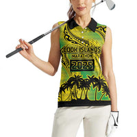Cook Islands Marathon 2025-Pursuit in Paradise Women Sleeveless Polo Shirt Special Edition