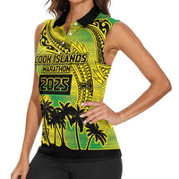 Cook Islands Marathon 2025-Pursuit in Paradise Women Sleeveless Polo Shirt Special Edition