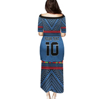 Custom Toa Samoa Rugby Puletasi Samoan Warrior Ula Fala Tribal Pattern LT03 - Polynesian Pride