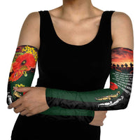 New Zealand and Australia ANZAC Day Arm Sleeves Lest We Forget Indigenous and Maori Pattern