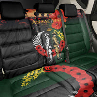 New Zealand and Australia ANZAC Day Back Car Seat Cover Lest We Forget Indigenous and Maori Pattern